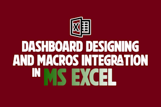 build custom excel vba macros and interactive dashboards