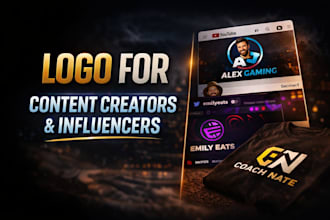create a logo for content creators and influencers