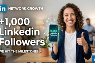 buy linkedin 1,000 followers organically
