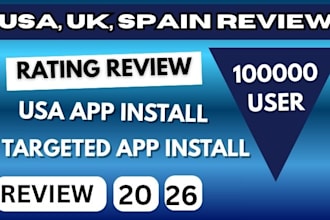 ios install rating review, android 24 app install playstore mobile app promotion