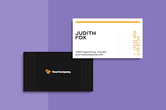do professional modern business card design