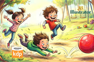 illustrate children book illustration, children picture book illustration