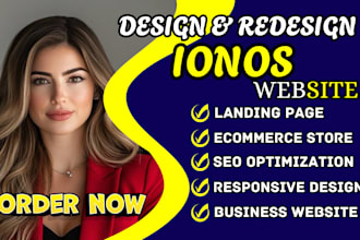 build ionos, redesign ionos website, ionos ecommerce website, SEO setup