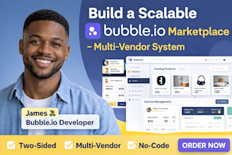 build a scalable bubble marketplace app with multi vendor system
