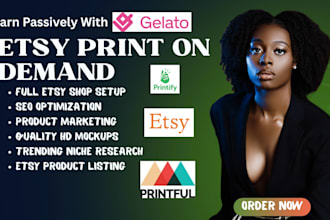 etsy print on demand, etsy shop setup, etsy pod, etsy printify, print on demand