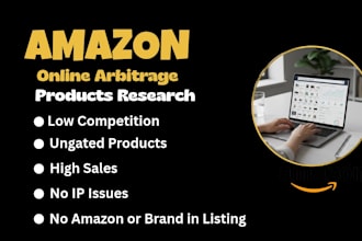 do amazon online arbitrage ungated products research
