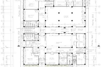 create professional architectural 2d floor plans and auto cad drawings