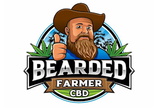 do amazing attractive farmer logo