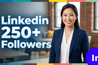 upgrade to new 250 linkedin followers