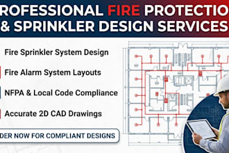 create professional fire protection and sprinkler design layouts
