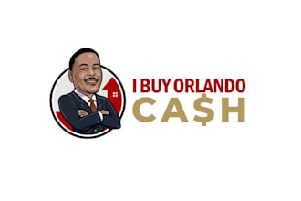 do cartoon character property logo for real estate investor