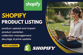 do shopify products listing manually to your shopify store