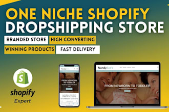 design a one product shopify dropshipping store