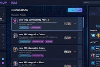 build a secure community forum or social network website