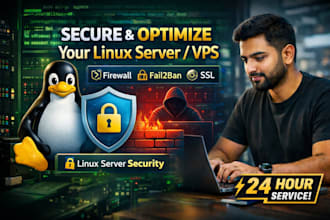 secure, harden, and optimize your linux server or vps professionally