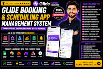 build glide booking app scheduling app management system and business dashboard