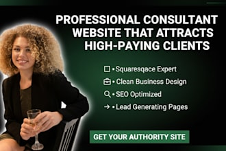 build a professional squarespace consultant website