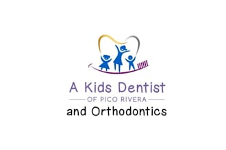 design kids dentist medical health care logo
