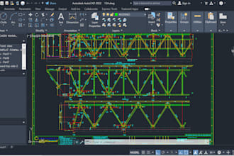 design structural steel and shop drawing for fabrication