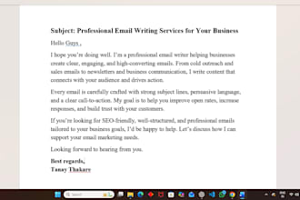 write professional emails for business and jobs