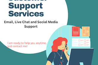 respond to customer emails and social media messages