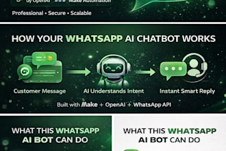 create a whatsapp ai chatbot for customer support and sales