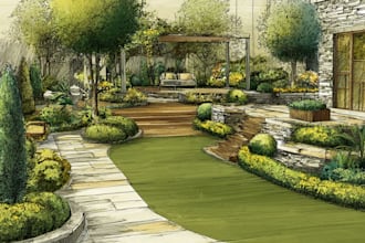 do landscape designing home garden high quality renderings