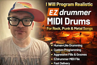 program ezdrummer midi drums for punk and metal