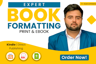 format and design books for print and kindle
