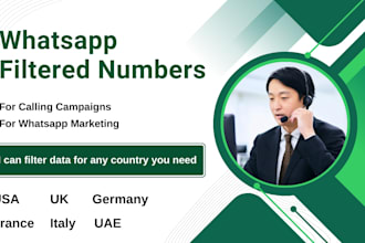 filter whatsapp ready numbers from your data