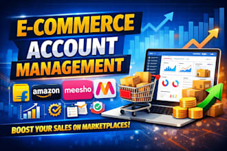 create and optimize product listing on amazon , flipkart , meesho and myntra