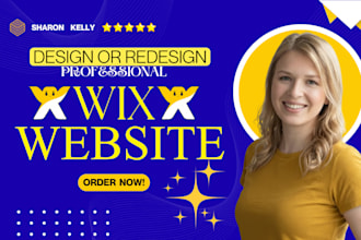create wix website, design wix website redesign wix business website