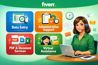 provide accurate and efficient data entry, web research, and admin support