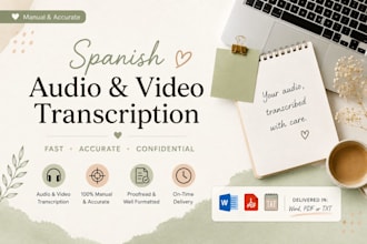 accurately transcribe spanish audio and video