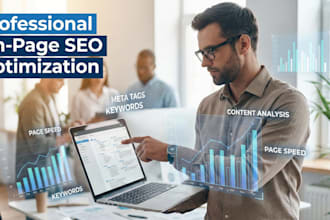 do full on page SEO audit and optimize your pages for higher google rankings