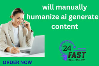 manually humanize ai aigenerated content