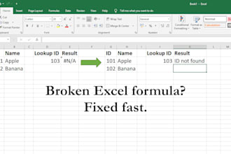 fix broken excel formulas and pivot tables
