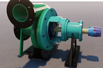 do desgine and  cfd simulation on centerfugal  pump