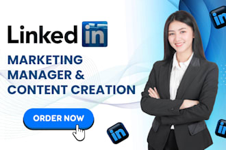 be your professional linkedin marketing manager