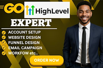 create go high level expert funnel setup gohighlevel email workflow automation