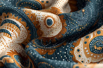design unique seamless pattern, textile print, and packaging