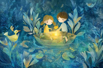 children story book illustration children story children