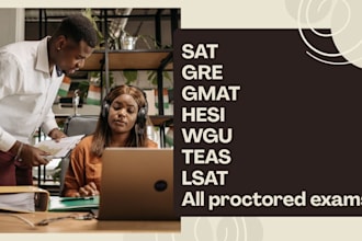 tutor gmat, gre, sat, lsat, toefl and wgu exams