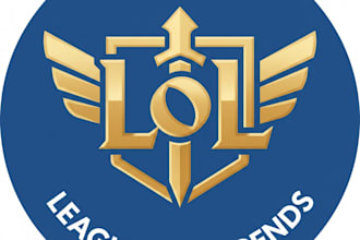 design a custom league of legends logo for your gaming brand
