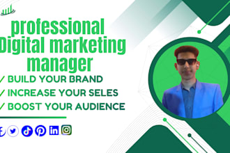 do professional digital marketing manager and content creator
