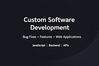 develop custom software applications