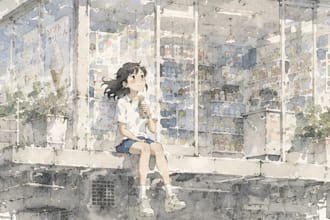 create cinematic anime key visuals