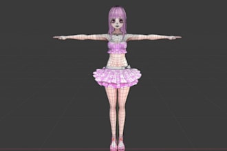 rig, fix, convert any 3d model for mmd, vrchat, vrm, vroid with arkit blendshape