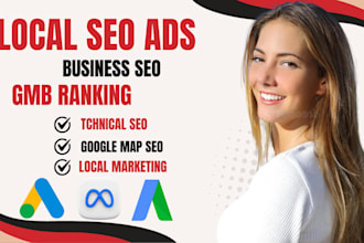 setup local SEO for local business google maps website ranking adwords marketing