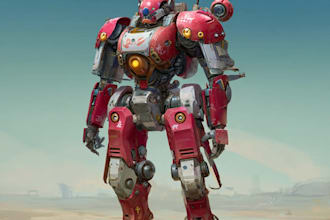 design your mecha, robot and armored characters